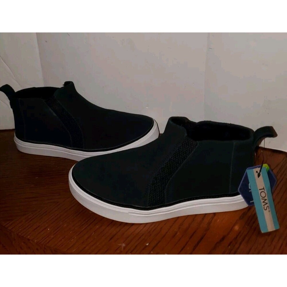 Toms 10016767-001 Womens Bryce Sneakers Shoes Size 8 Black NWT
